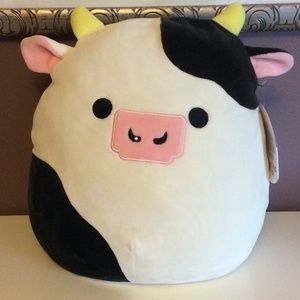 Squishmallow Canadian Clover Bull/Cow 12” NWT